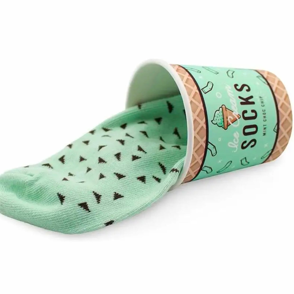 Mint Choc Chip Ice Cream Socks