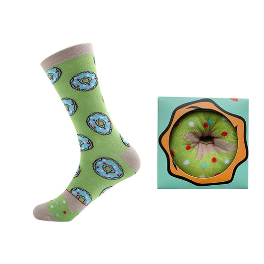 Green Dream Donut Socks